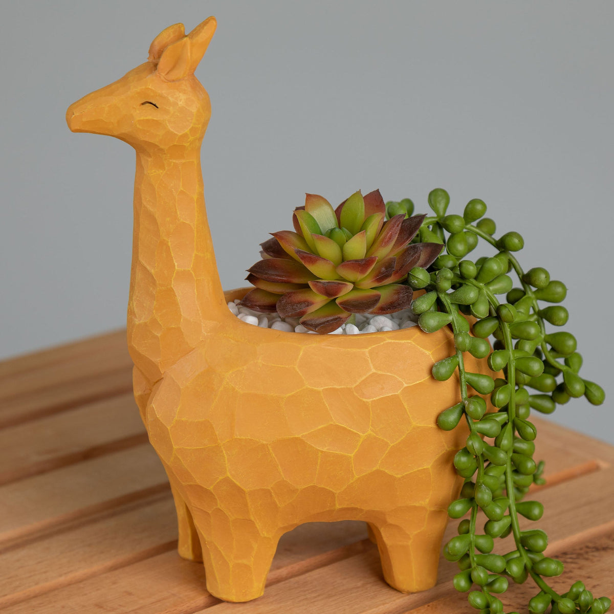 Wild Kingdom Animal Resin Planter