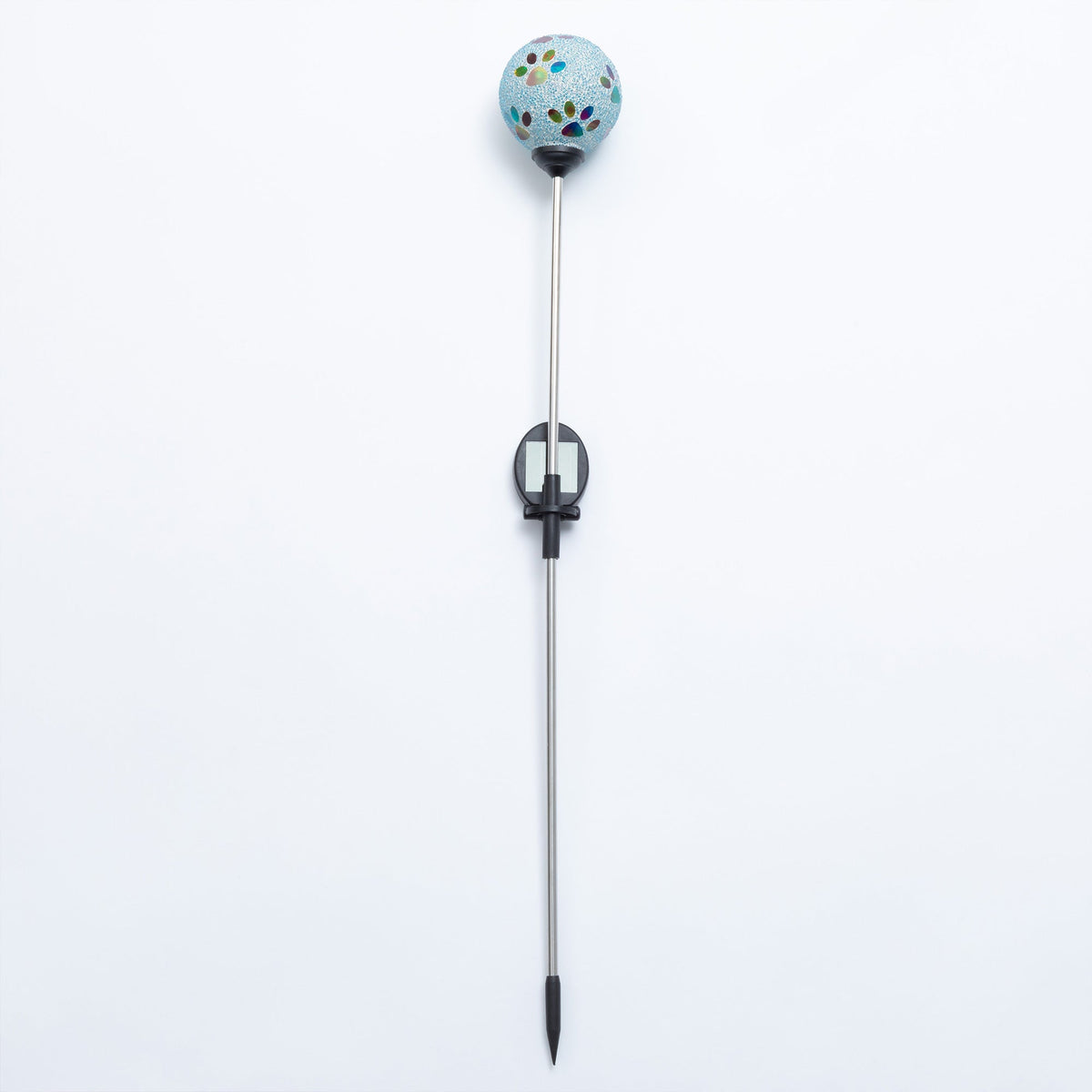 Beaded Paw Print Solar Garden Stake