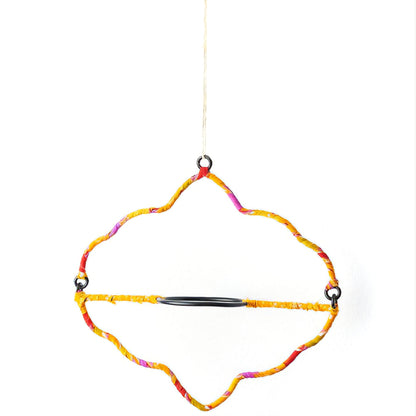 Arches Sari-Wrapped Hanging Planter