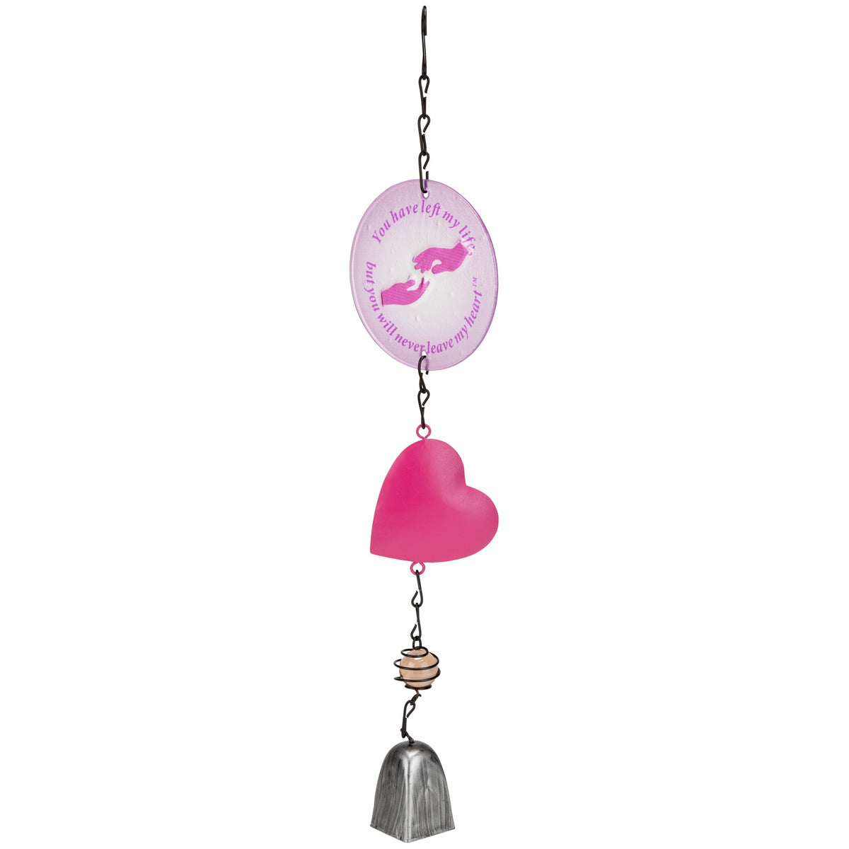 Heart & Glass Memorial Bell Chime