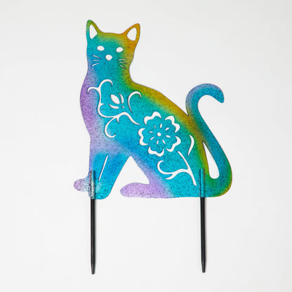 Forever Love Pet Silhouette Garden Stake