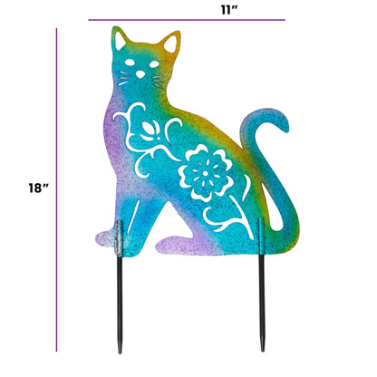 Forever Love Pet Silhouette Garden Stake