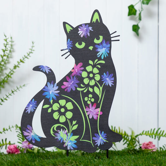 Forever Love Pet Silhouette Garden Stake