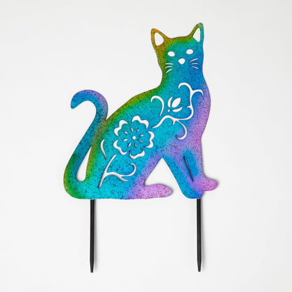 Forever Love Pet Silhouette Garden Stake