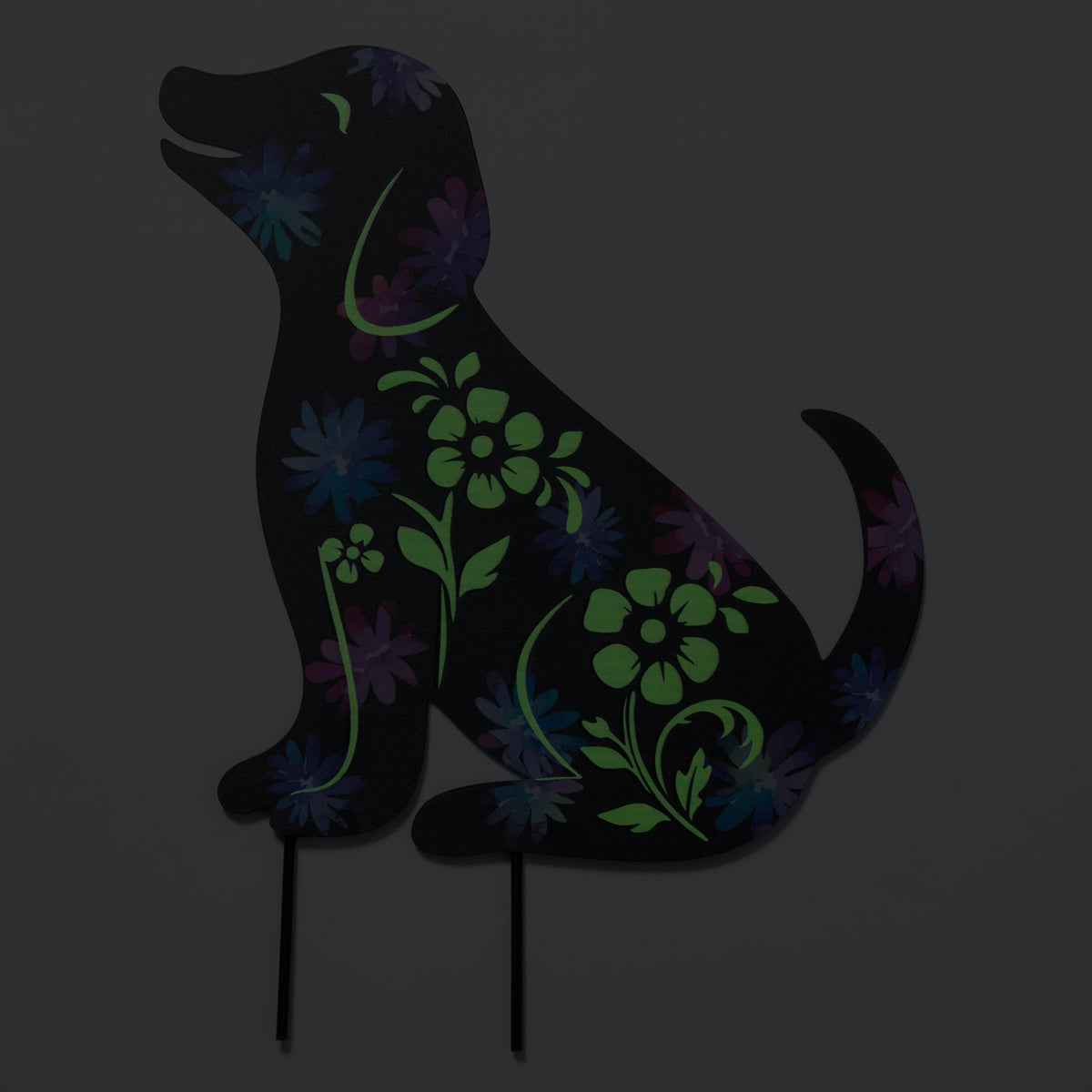 Forever Love Pet Silhouette Garden Stake