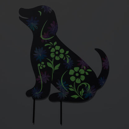 Forever Love Pet Silhouette Garden Stake
