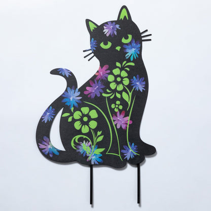 Forever Love Pet Silhouette Garden Stake