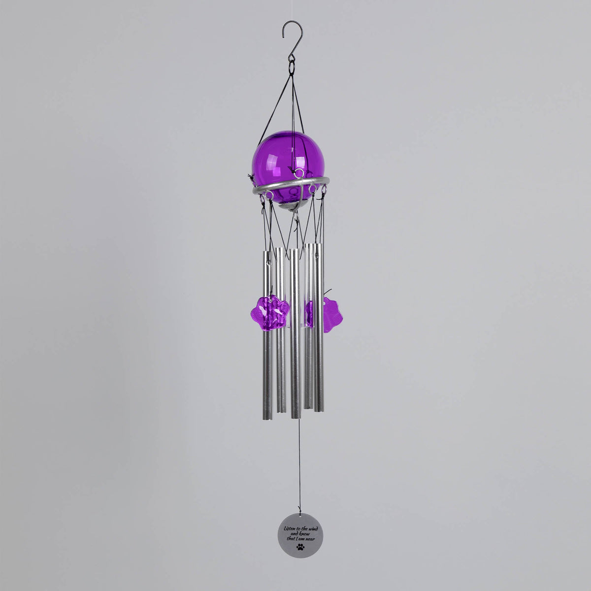 Pet Memorial Paw Print Wind Chime