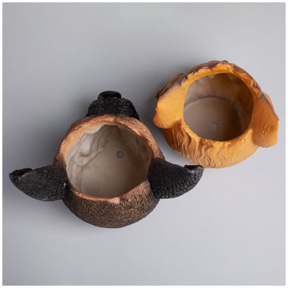 Furry Friend Animal Resin Planter
