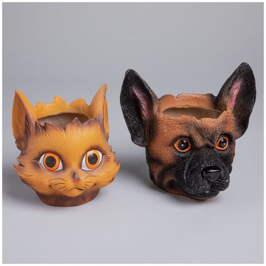 Furry Friend Animal Resin Planter