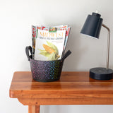 Folk-Art Recycled Rubber Planter