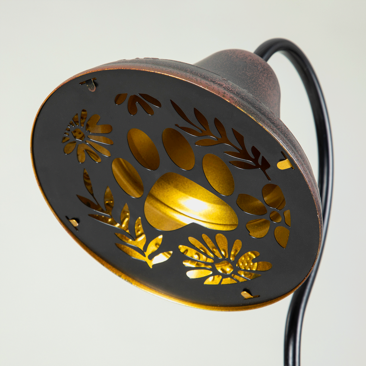 Solar Paw Print Pathway Garden Stake Light