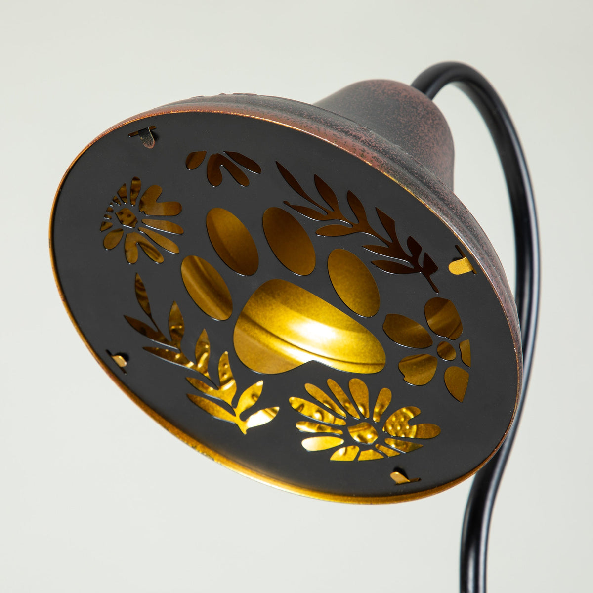 Solar Paw Print Pathway Garden Stake Light