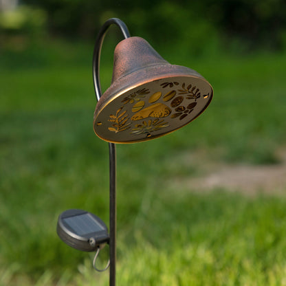 Solar Paw Print Pathway Garden Stake Light