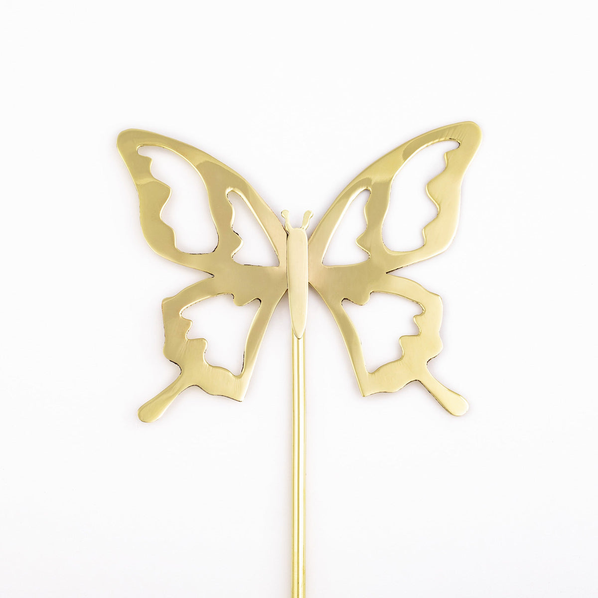 Brass Butterfly, Dragonfly & Bee Plant Stake