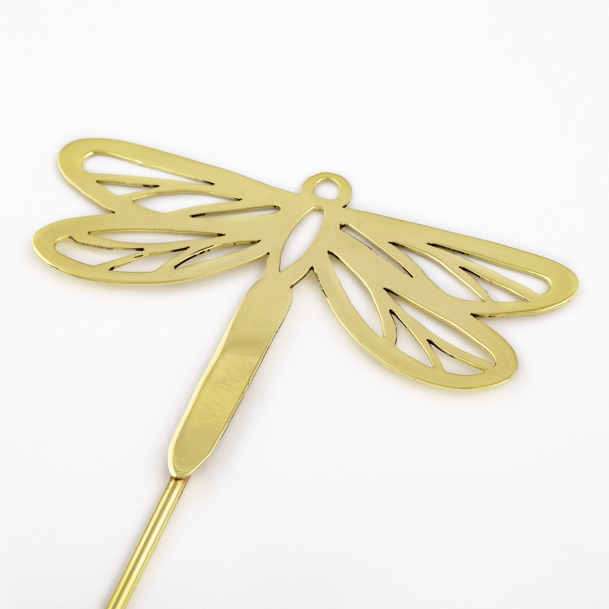 Brass Butterfly, Dragonfly & Bee Plant Stake