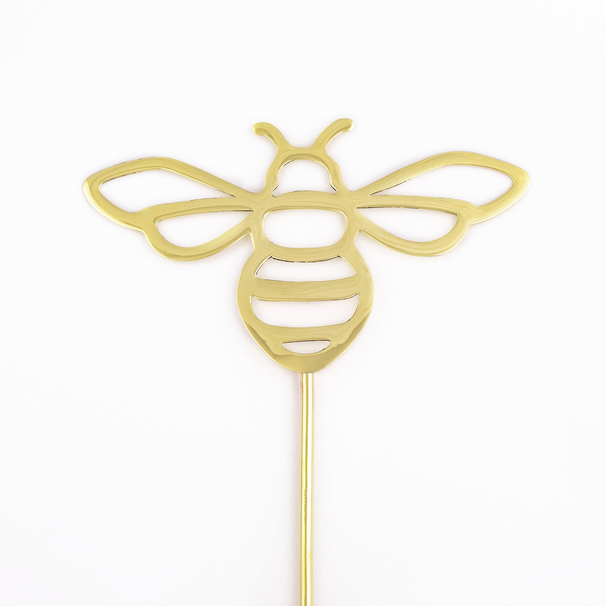 Brass Butterfly, Dragonfly & Bee Plant Stake