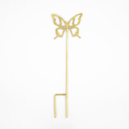 Brass Butterfly, Dragonfly & Bee Plant Stake